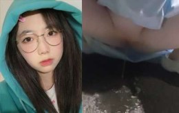 Gái Xinh Giữa Đêm Ra Đường Ngồi Đái Giữa Đường